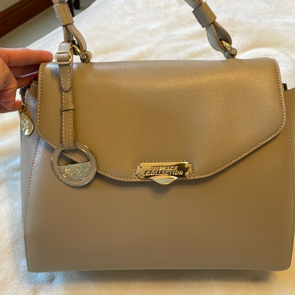 Versace leather handbag